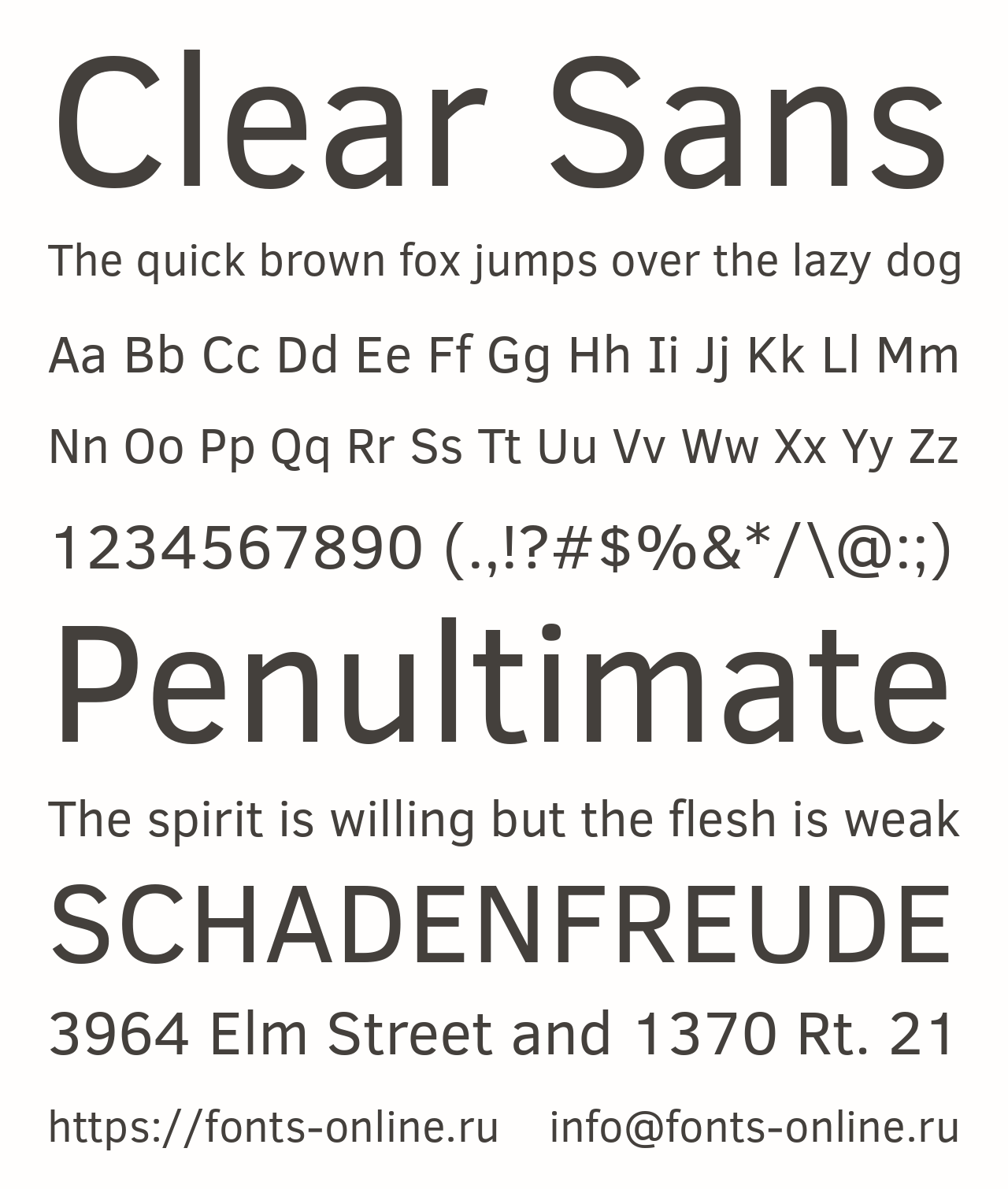 Clear Sans Free Font Download